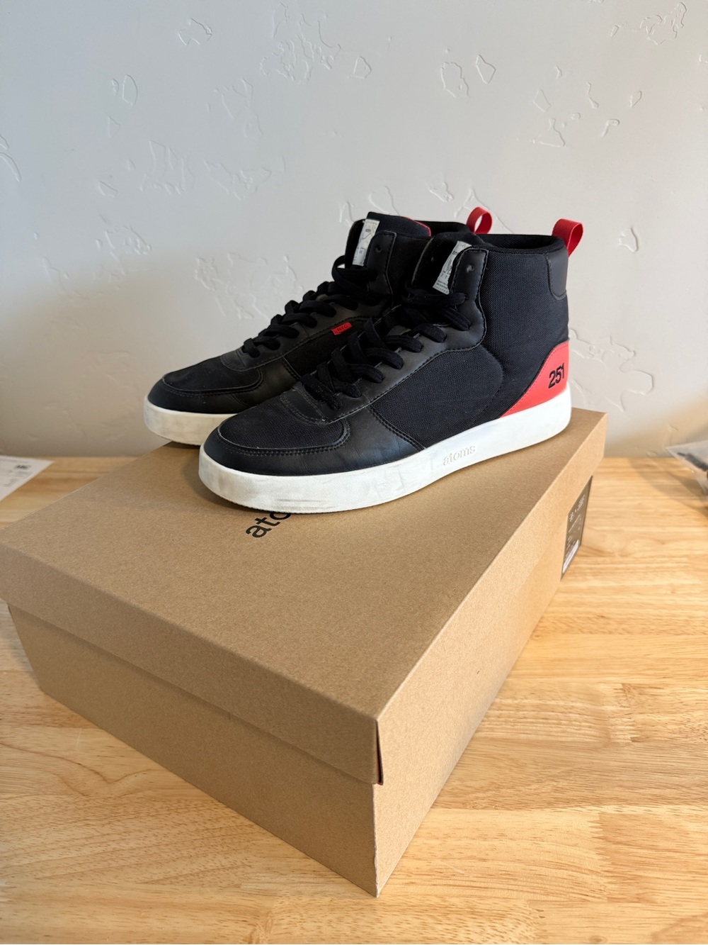 Atoms x MKBDH 251 high top shoes